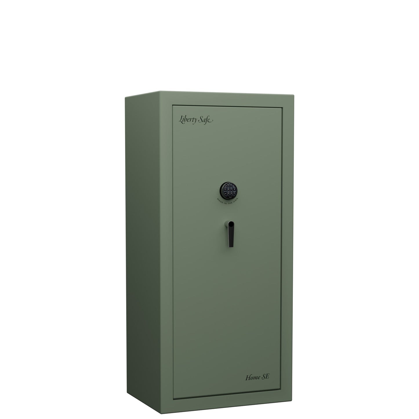 Home SE | Home Series 20 | Level 4 Security | 90 Minute Fire Protection | Dimensions: 60.5"(H) x 28"(W) x 20"(D) | Frontier Sage Textured Limited Edition Safe Colors - Closed Door