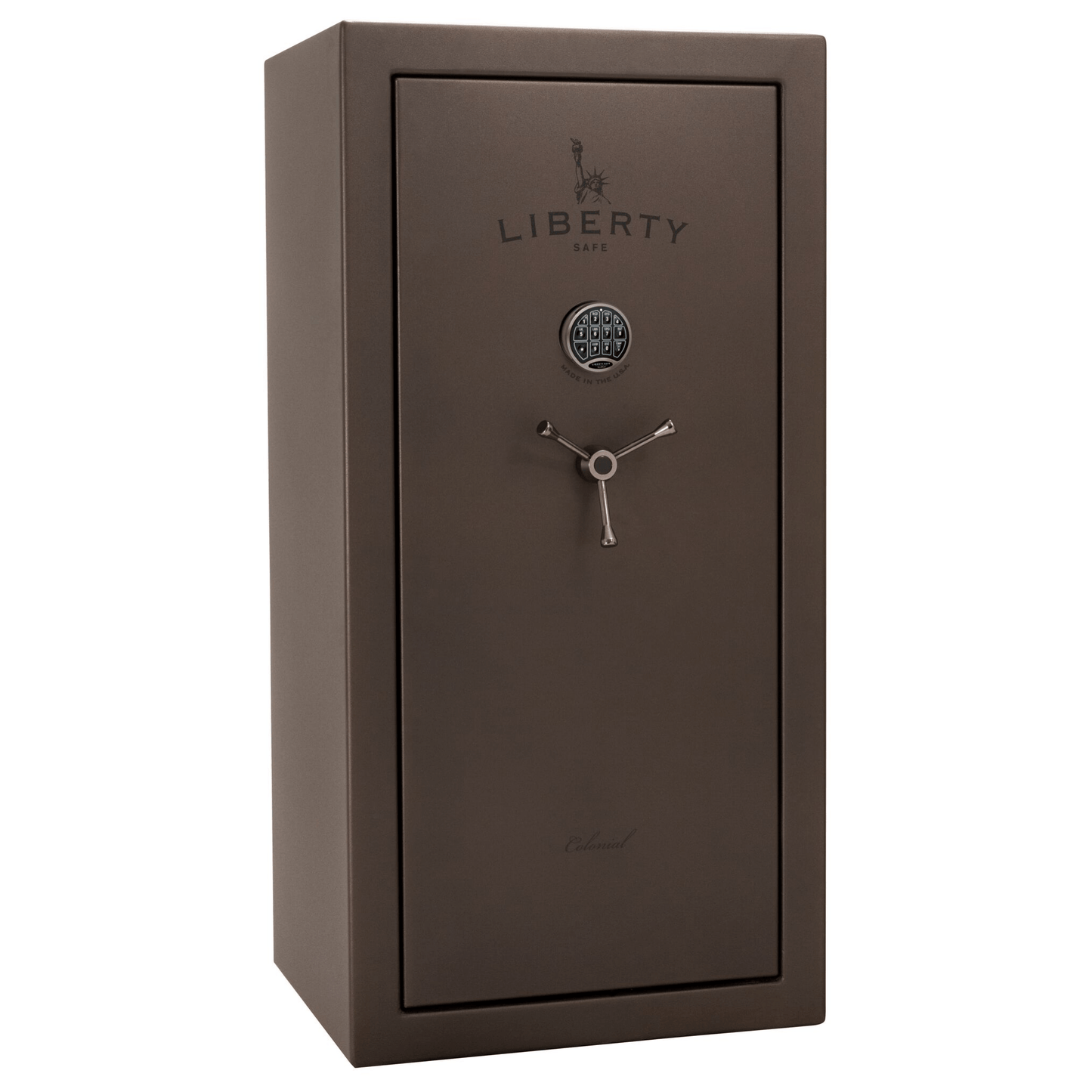 Colonial Series | Level 4 Security | 75 Minute Fire Protection | 23 | DIMENSIONS: 60.5"(H) X 30"(W) X 22"(D*) | Bronze Textured | Electronic Lock