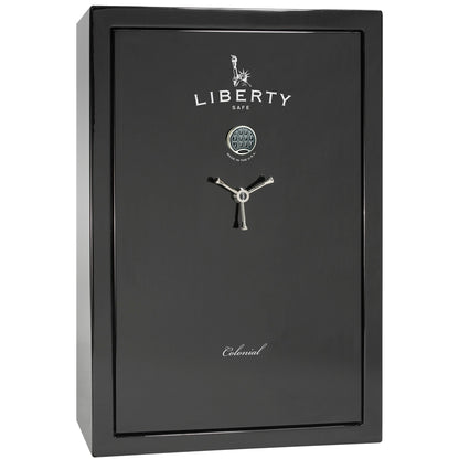 Colonial Series | Level 4 Security | 75 Minute Fire Protection | 35 | DIMENSIONS: 60.5"(H) X 42”(W) X 22"(D*) | Black Gloss | Electronic Lock - closed